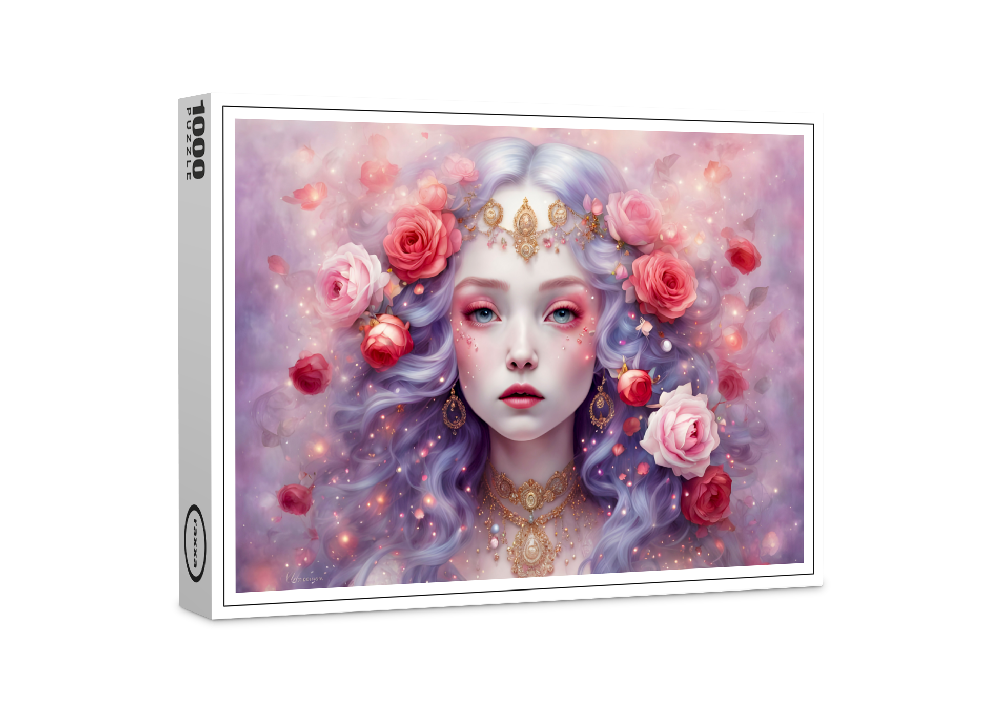 raxxa Premium-Puzzle: Enchanted Blossom Fairy Portrait