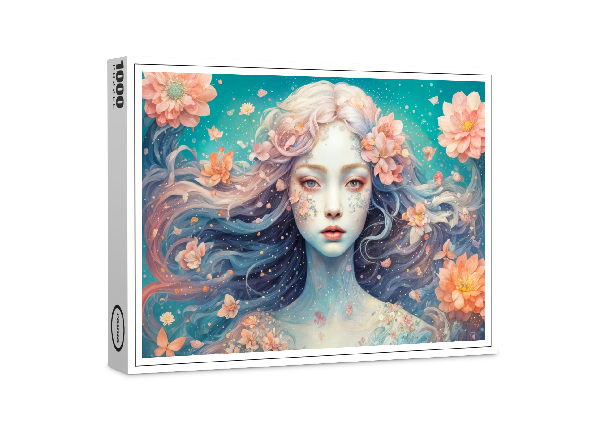 raxxa Premium-Puzzle: Enchanted Flower Nymph in Bloom