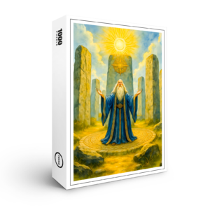 raxxa Premium-Puzzle: Celtic druid at sacred stone circle