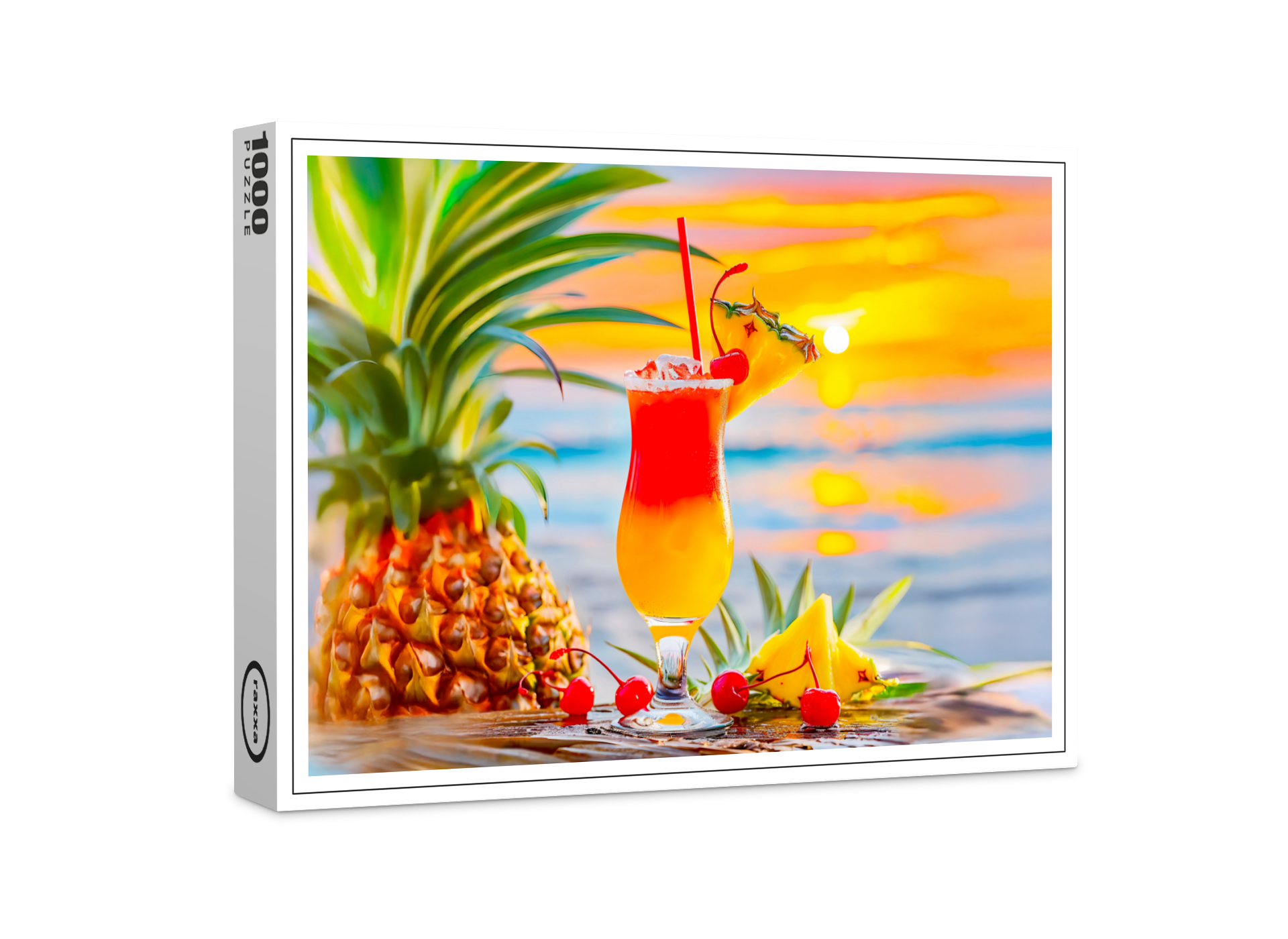 raxxa Premium-Puzzle: Pina Colada Tropical Classic