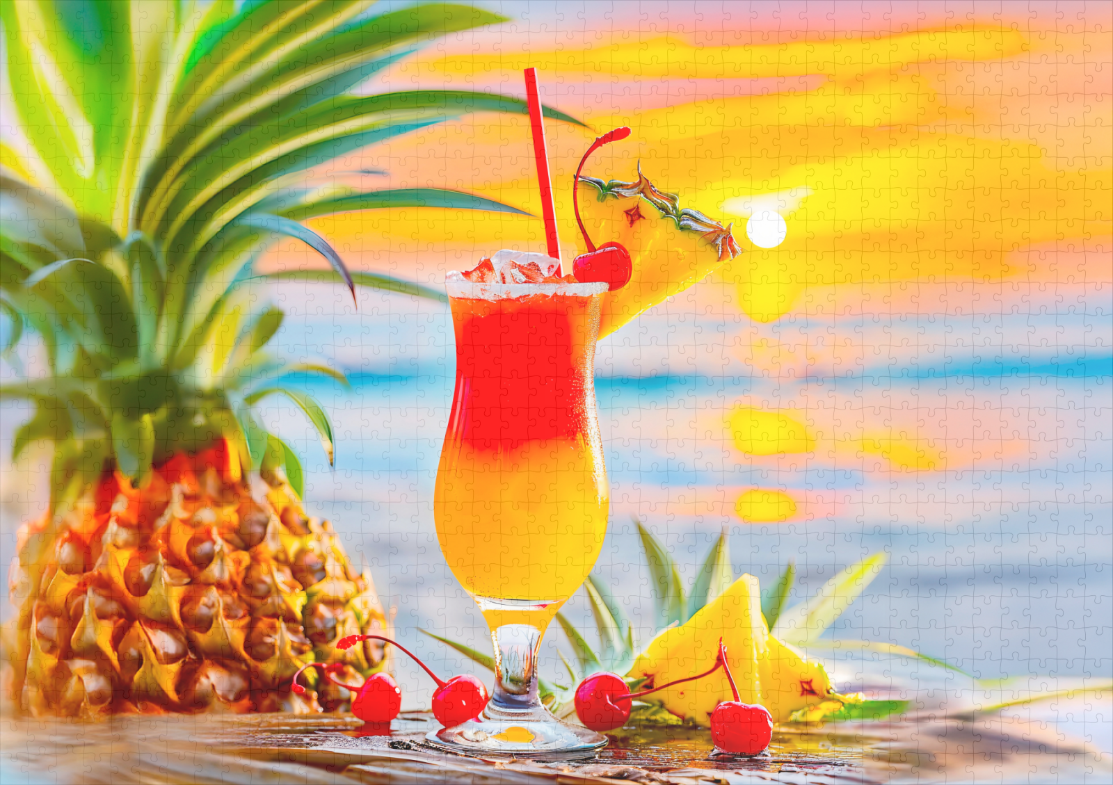 raxxa Premium-Puzzle: Pina Colada Tropical Classic – Image 2