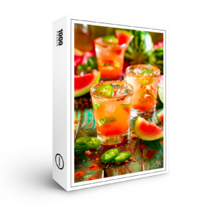 raxxa Premium-Puzzle: Watermelon Chili Cocktail Spicy Summer