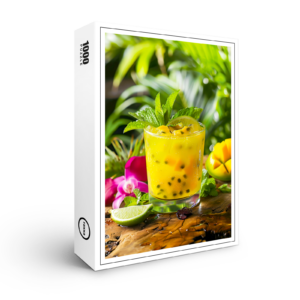 raxxa Premium-Puzzle: Passion Fruit Mojito Yellow Drink