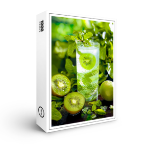 raxxa Premium-Puzzle: Kiwi Mint Fizz Green Refreshment
