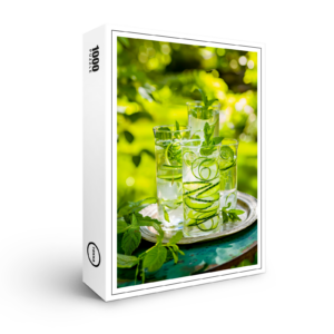 raxxa Premium-Puzzle: Cucumber Mint Water Fresh Drink