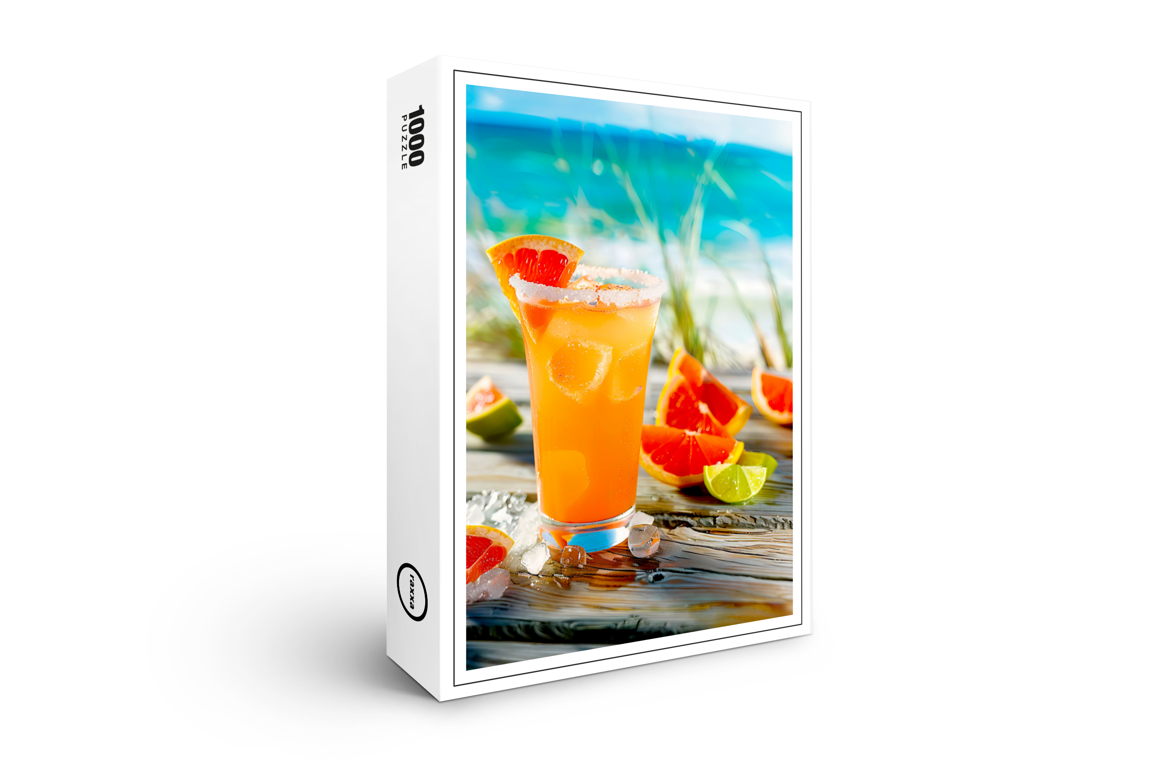 raxxa Premium-Puzzle: Grapefruit Margarita Beach Drink