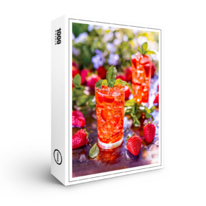 raxxa Premium-Puzzle: Strawberry Daiquiri Summer Dream