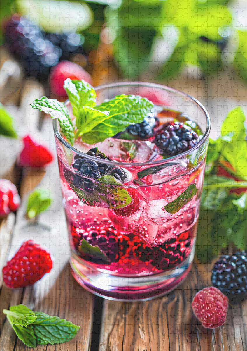 raxxa Premium-Puzzle: Berry Gin Cocktail Fresh Mix – Image 2