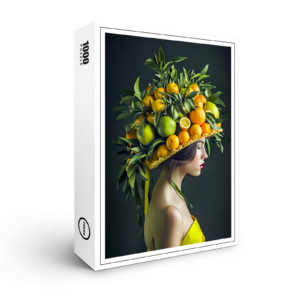 raxxa Premium-Puzzle: Exotic Citrus Crown with Vibrant Colors
