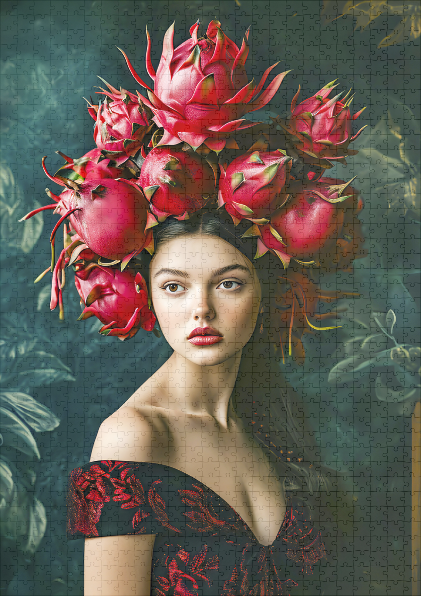 raxxa Premium-Puzzle: Tropical Dragon Fruit Fashion Concept - immagine 2