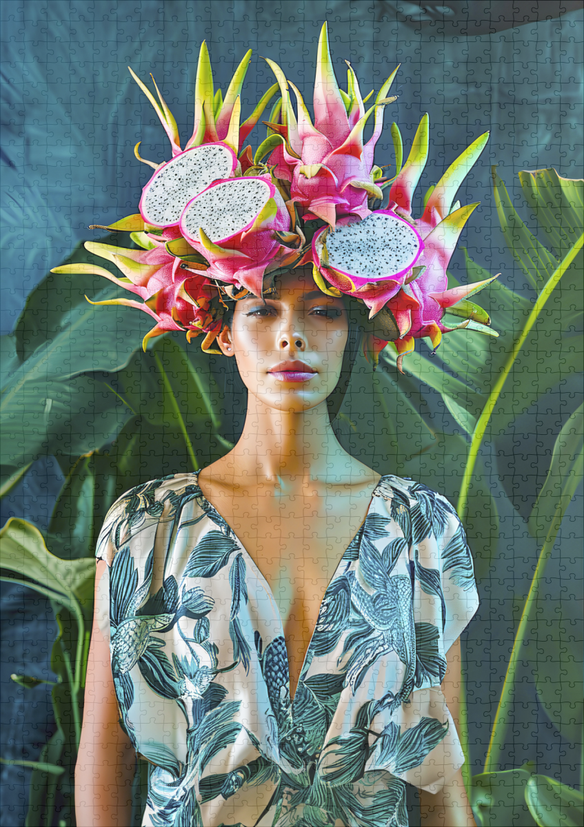 raxxa Premium-Puzzle: Tropical Dragon Fruit Fashion Concept – Image 2