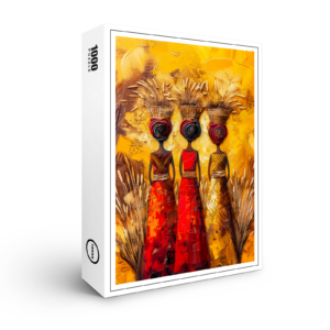 raxxa Premium-Puzzle: African Women Harvesting Grain