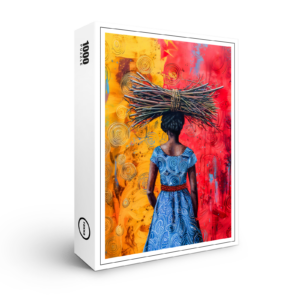 raxxa Premium-Puzzle: African Woman Carrying Firewood