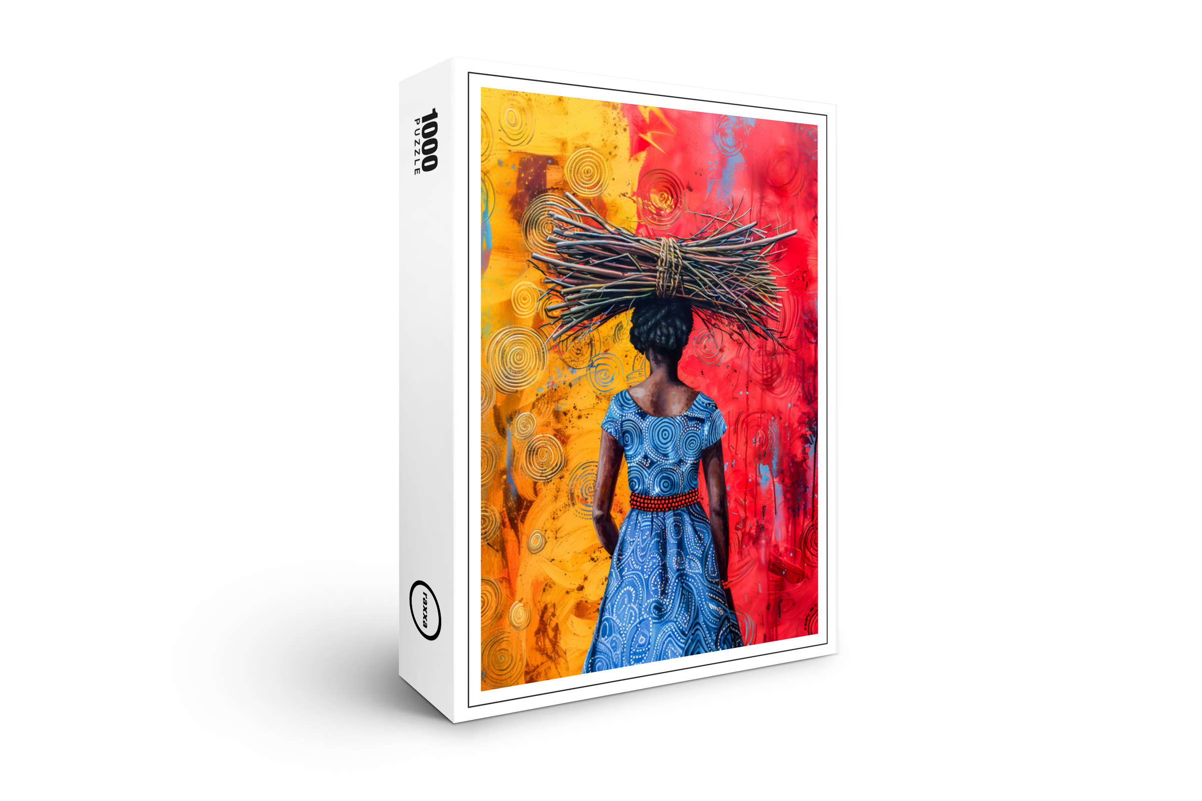 raxxa Premium-Puzzle: African Woman Carrying Firewood