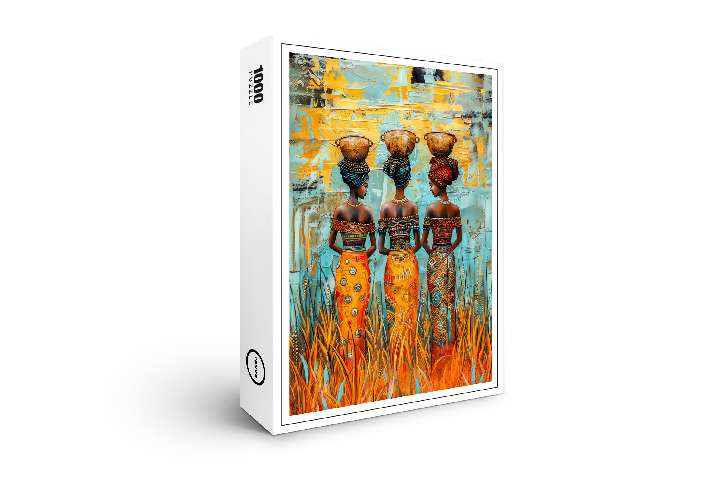 raxxa Premium-Puzzle: African Women with Water Bowls