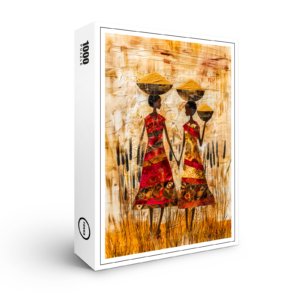 raxxa Premium-Puzzle: African Women with Millet Baskets