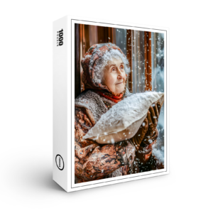 raxxa Premium-Puzzle: Miss Holle Shaking Snow From the Sky