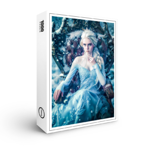 raxxa Premium-Puzzle: Snow queen on her Throne