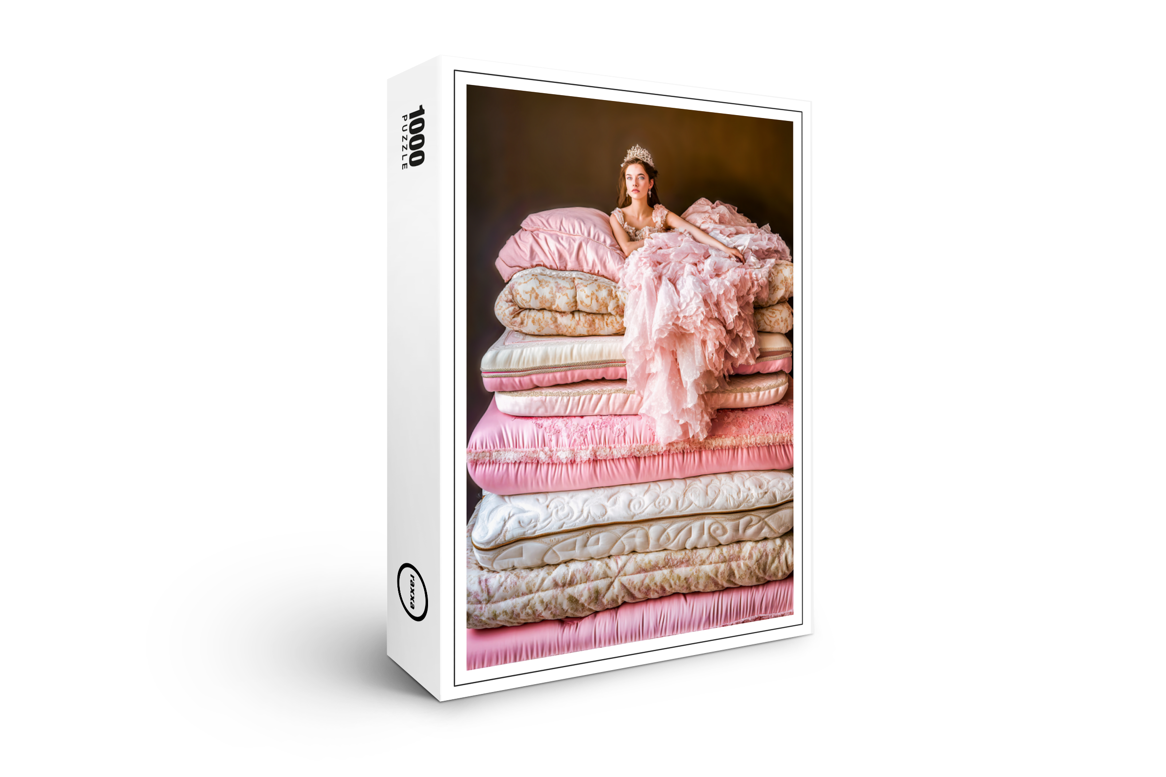 raxxa Premium-Puzzle: The Princess and the Pea on Her Bed