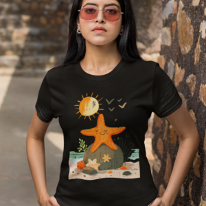 Organic T-Shirt: Happy Starfish