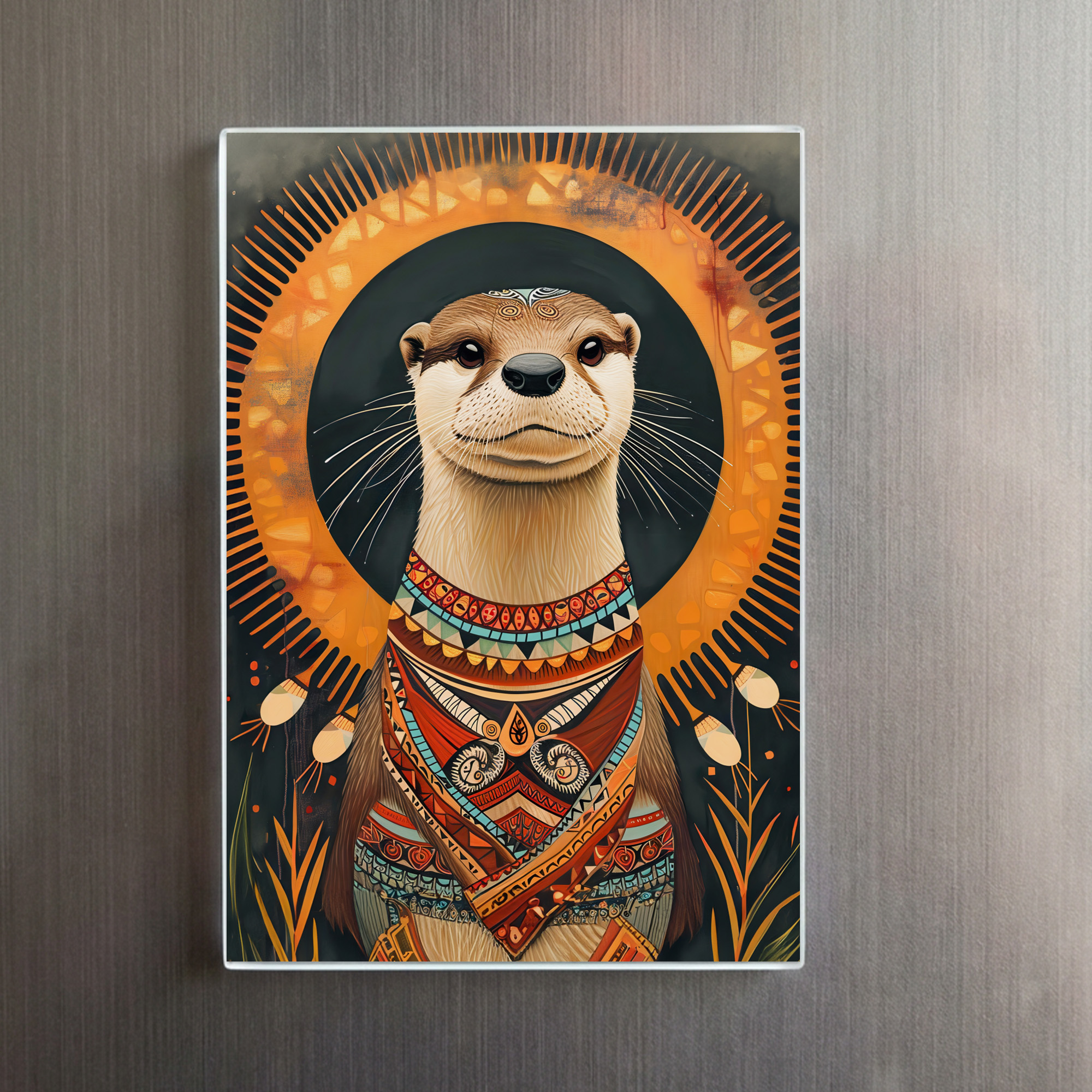 raxxa Glas-Magnet: Otter Totem – Playful Deco Spirit – Image 2