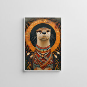 raxxa Glas-Magnet: Otter Totem – Playful Deco Spirit