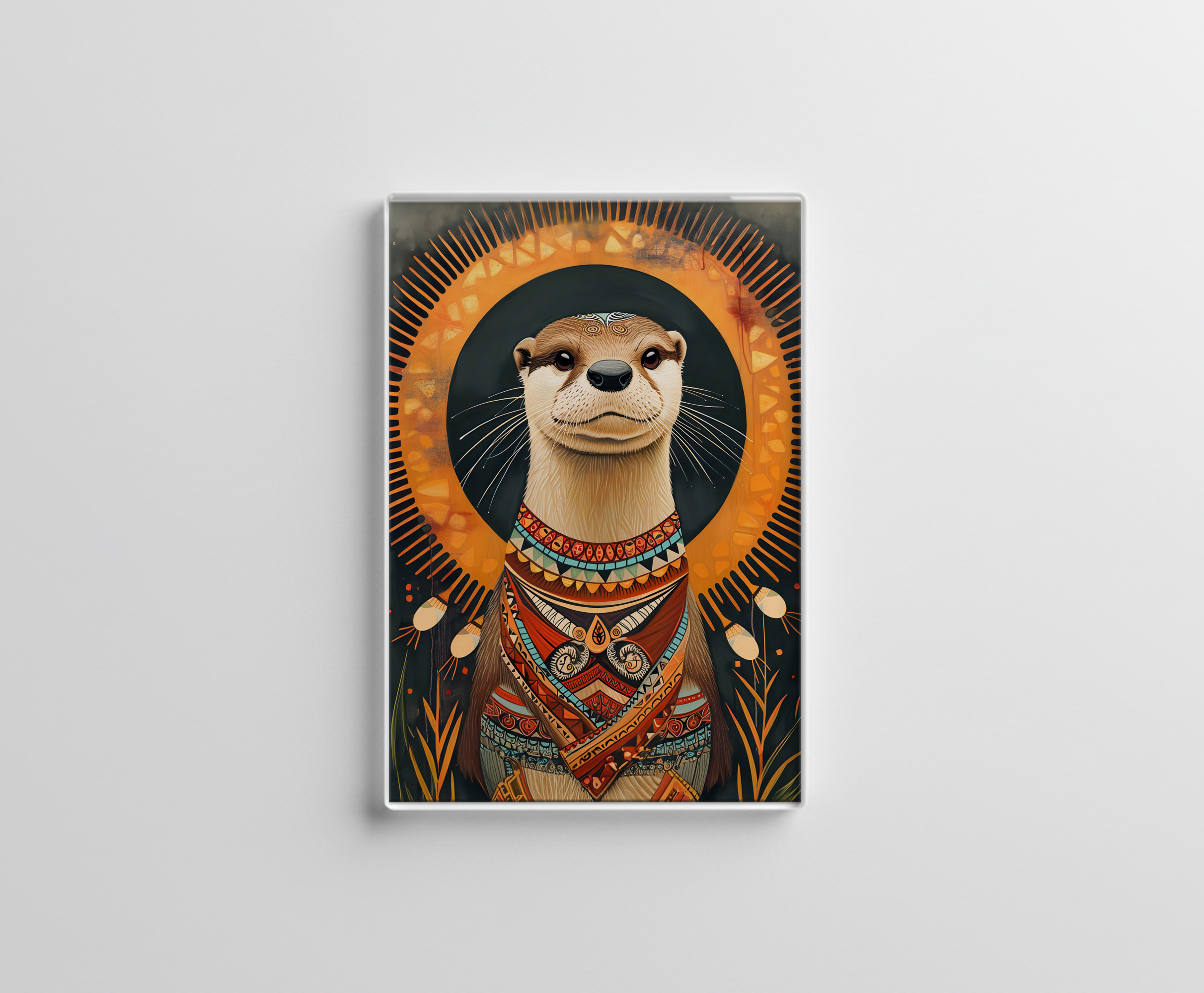 raxxa Glas-Magnet: Otter Totem – Playful Deco Spirit