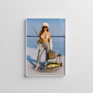raxxa Glas-Magnet: Glam Ice Fishing with Caviar and Champagne