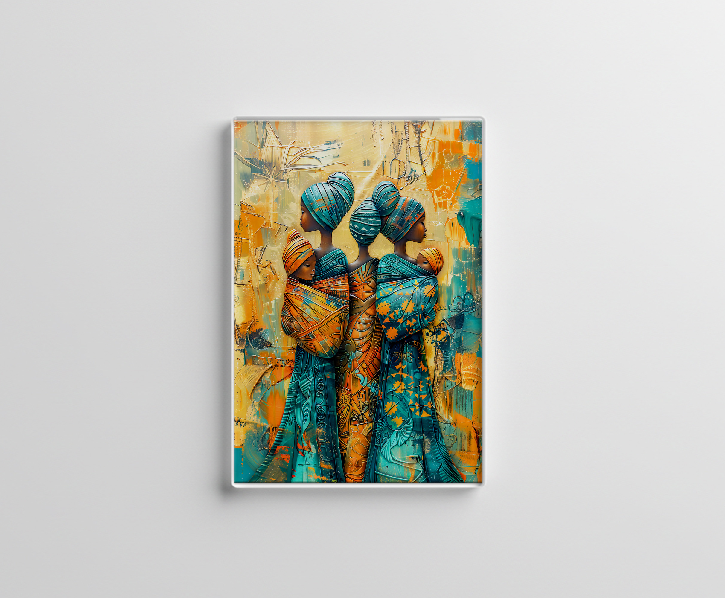 raxxa Glas-Magnet: African Women Carrying Children