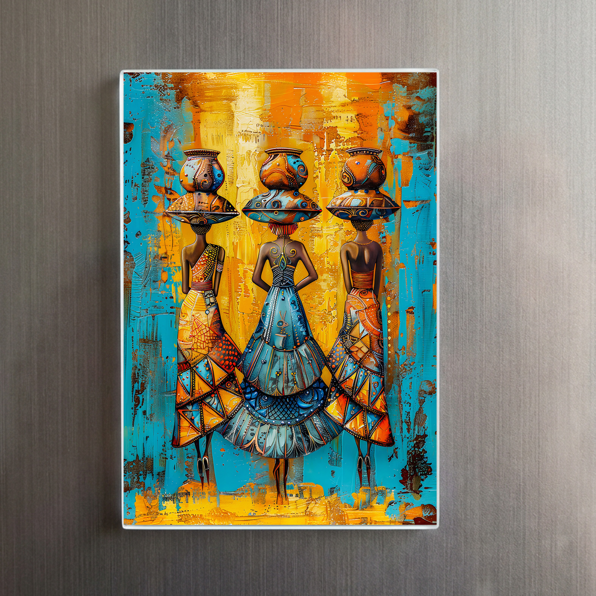raxxa Glas-Magnet: African Women with Water Jugs - Image 2