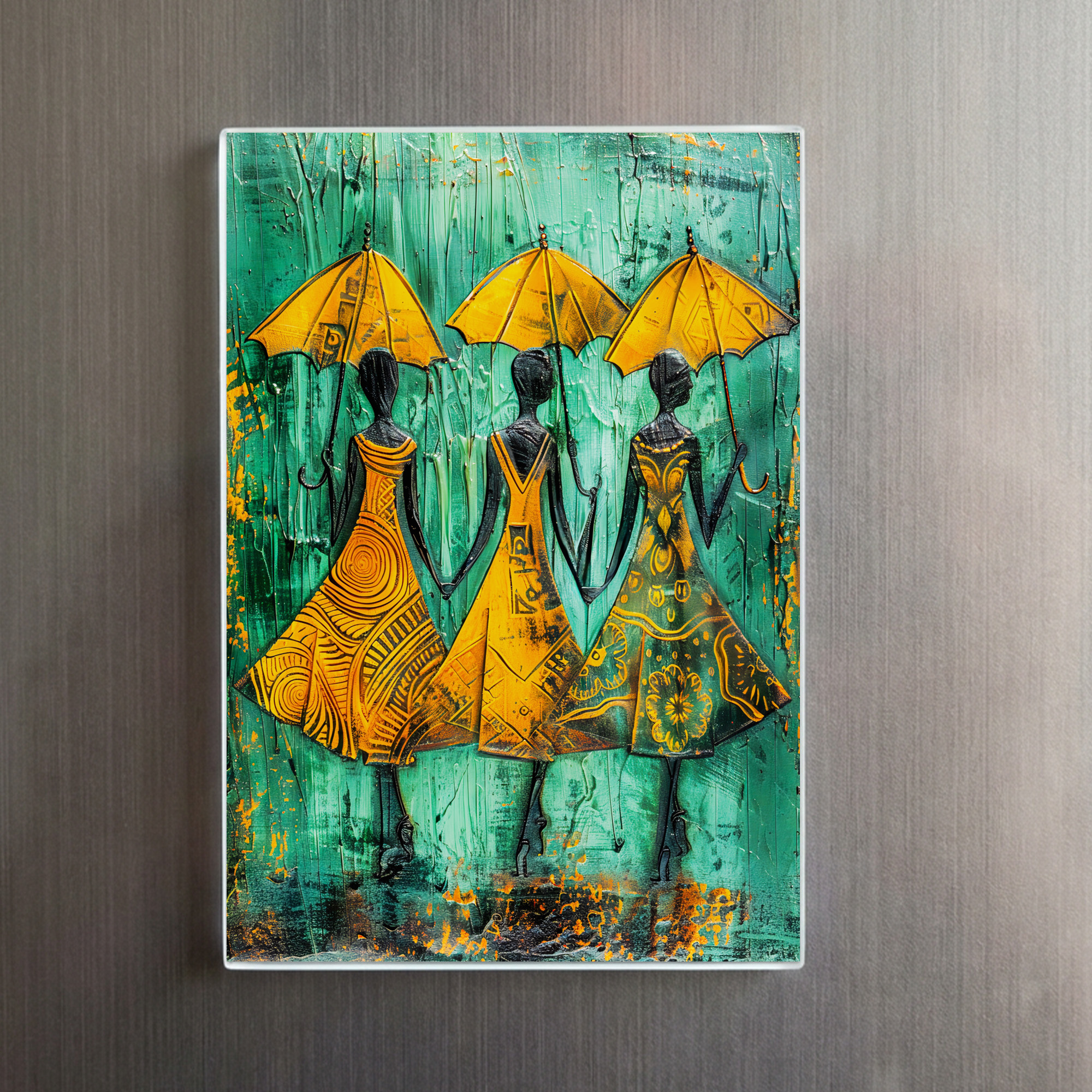 raxxa Glas-Magnet: African Women with Umbrellas – Bild 2