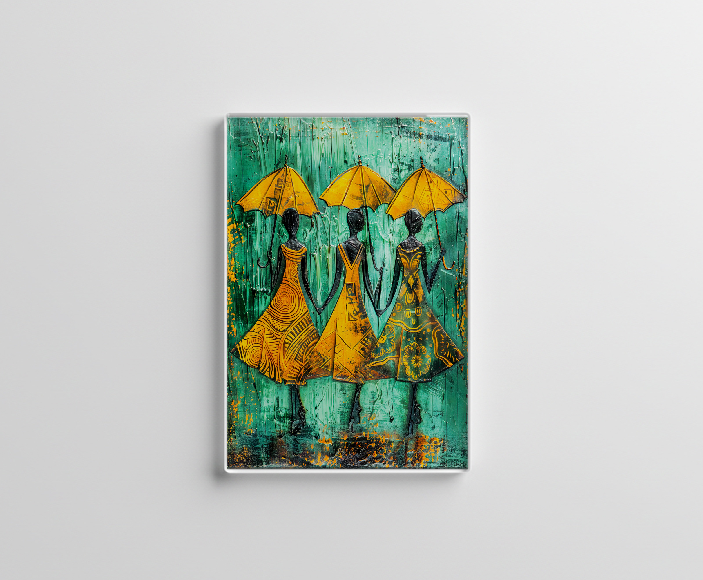 raxxa Glas-Magnet: African Women with Umbrellas