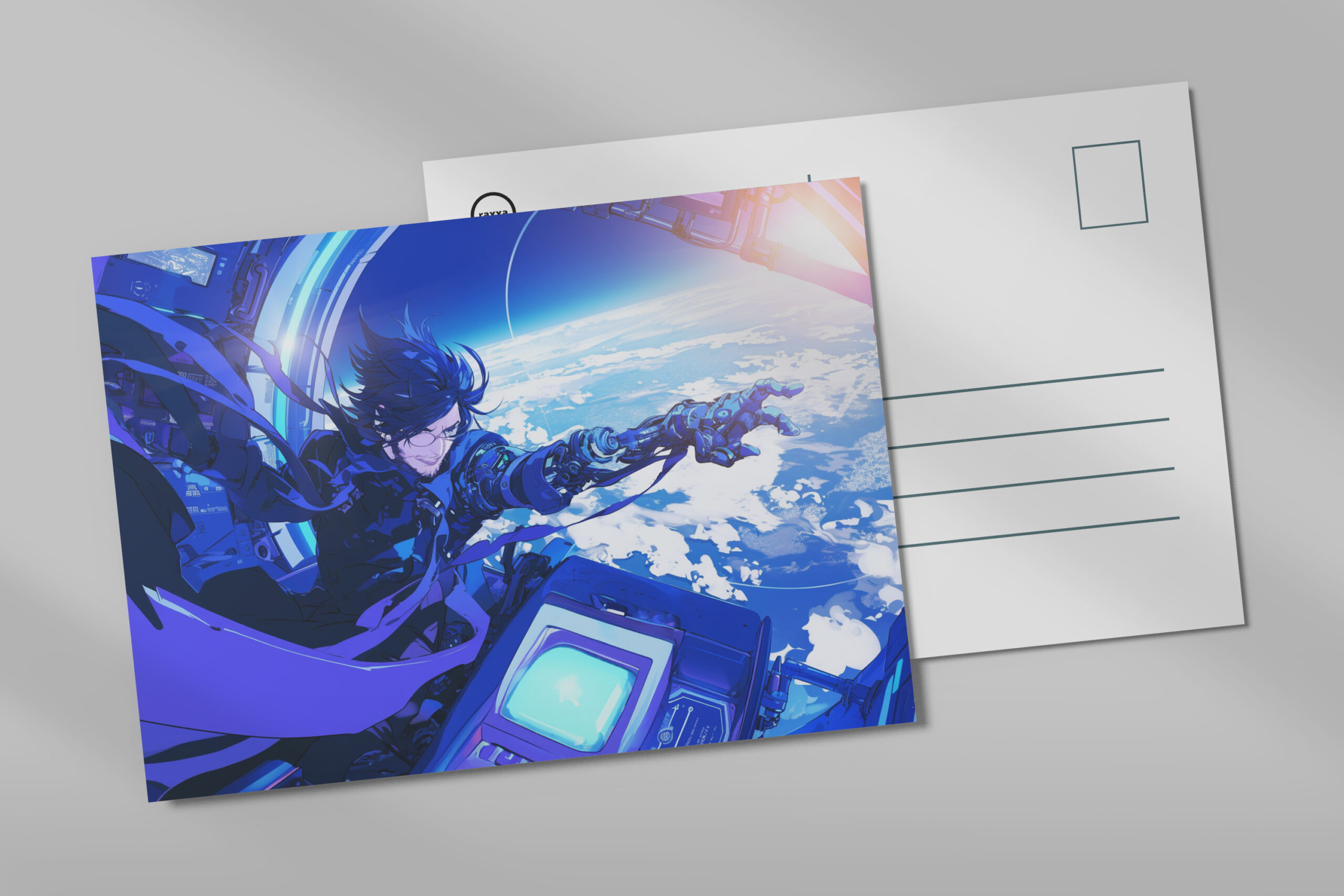 raxxa Postkarte: Der Kybernetische Blick - Science Fiction