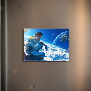 raxxa Glas-Magnet: Abgestürzt auf einem fremden Planeten - Anime Science Fiction