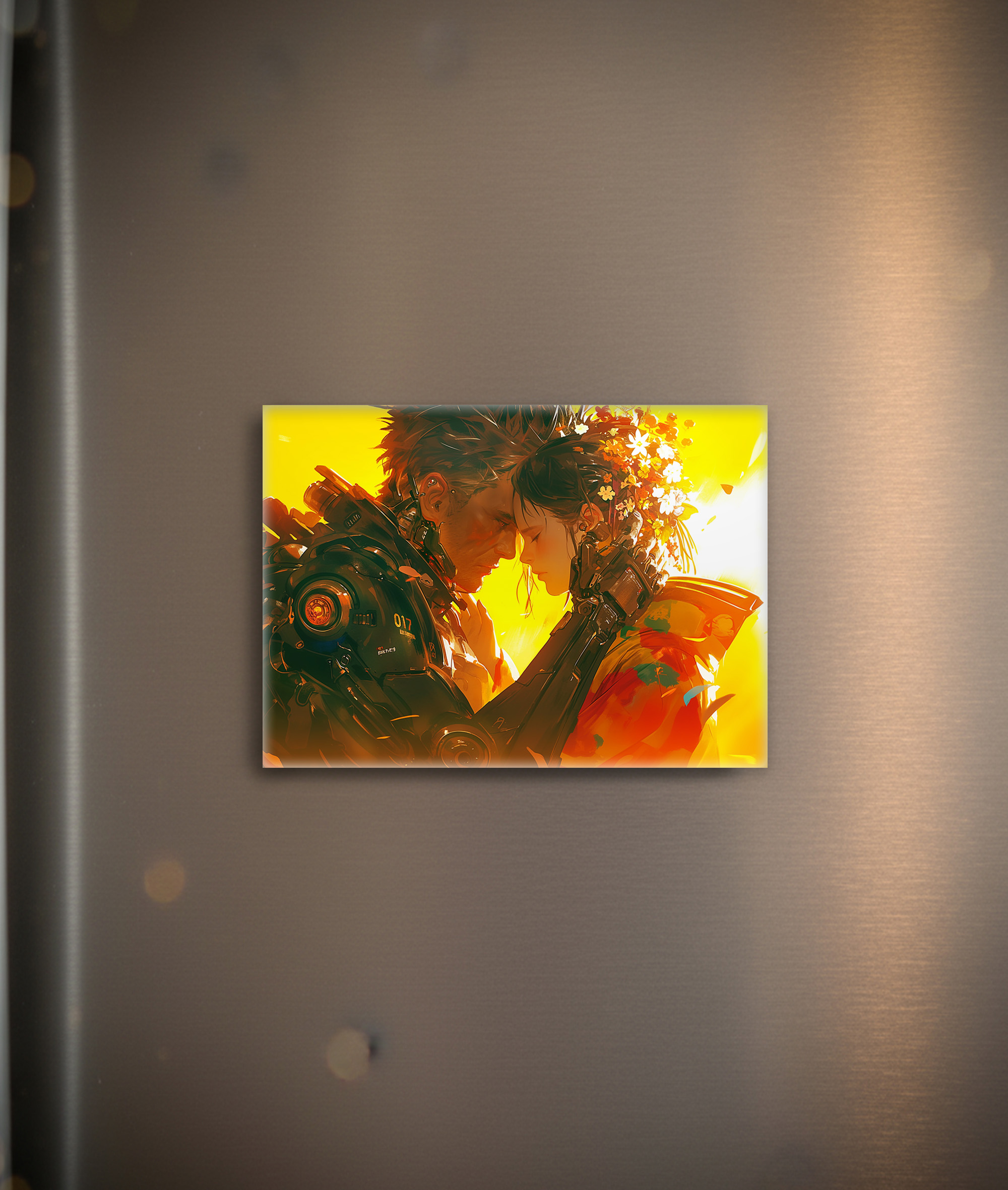 raxxa Glas-Magnet: Zwischen Stahl und Seele - Anime Stil