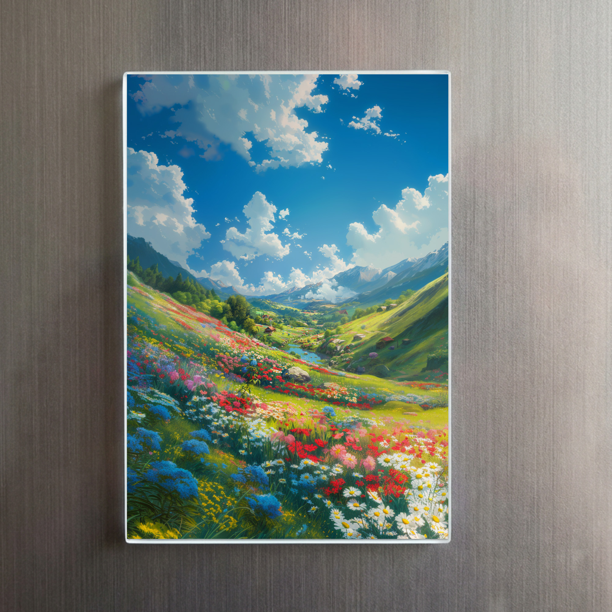 raxxa Glas-Magnet: Blumenmeer im Tal der Träume - im Anime Stil – Image 2