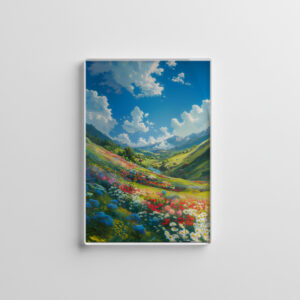 raxxa Glas-Magnet: Blumenmeer im Tal der Träume - im Anime Stil