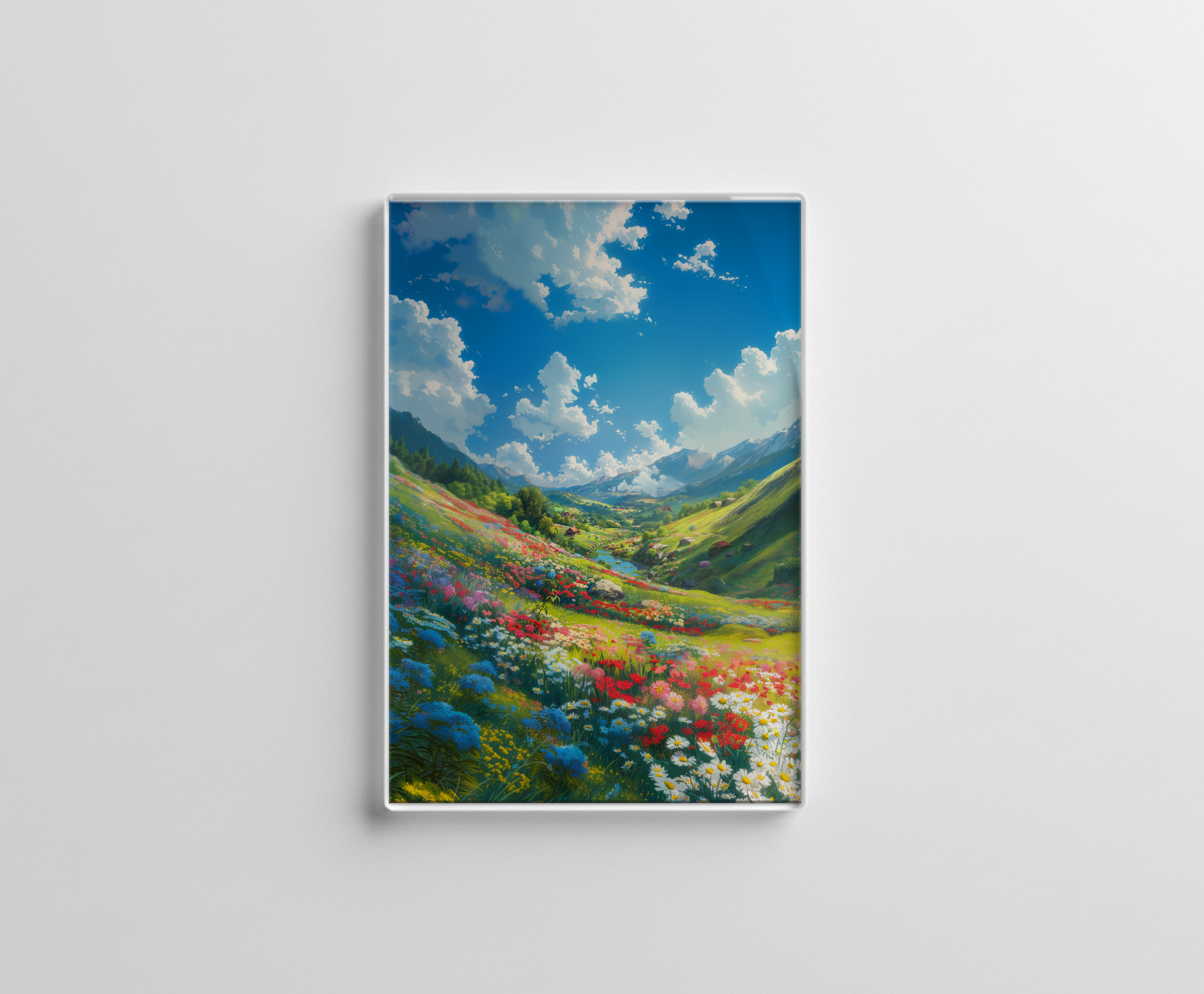 raxxa Glas-Magnet: Blumenmeer im Tal der Träume - im Anime Stil