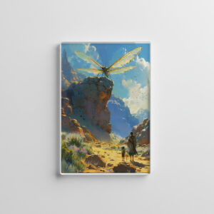 raxxa Glas-Magnet: Im Tal der Rieseninsekten - Anime Stil