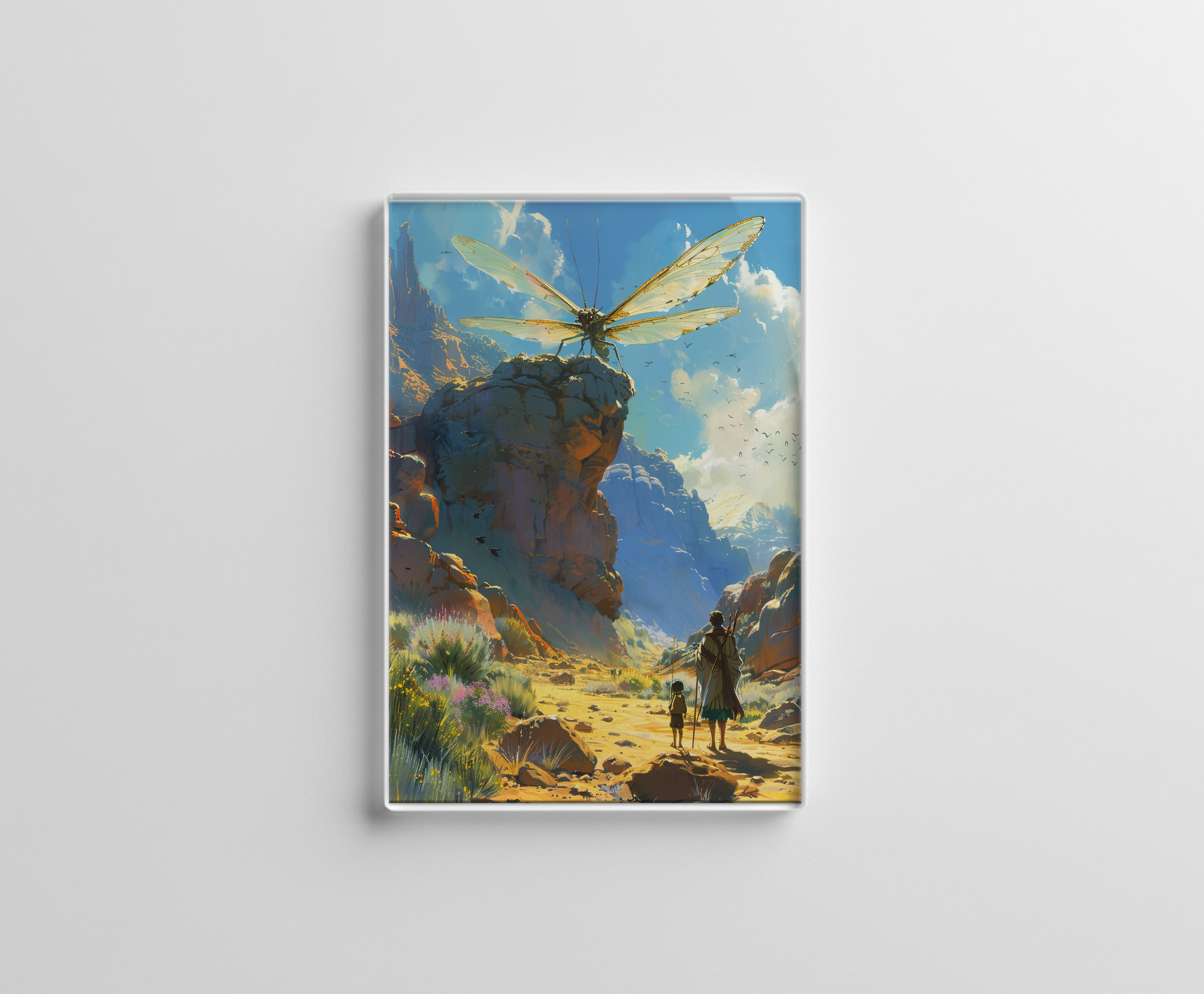 raxxa Glas-Magnet: Im Tal der Rieseninsekten - Anime Stil