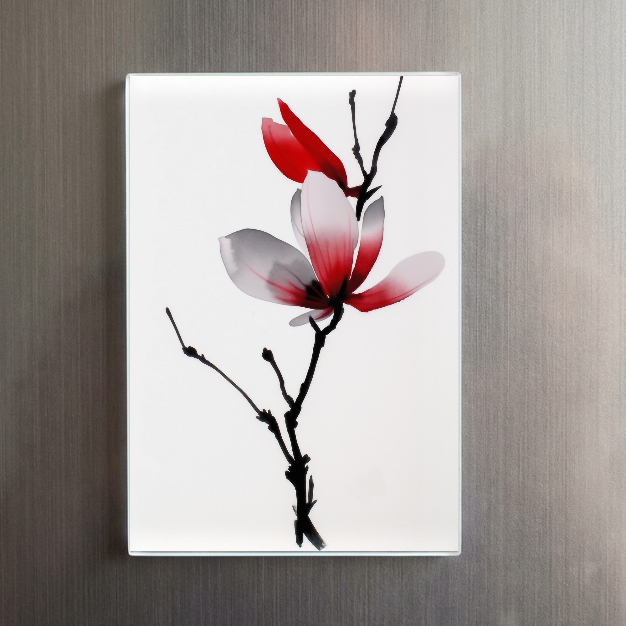 raxxa Glas-Magnet: Japanische Sumi-e Magnolie - immagine 2