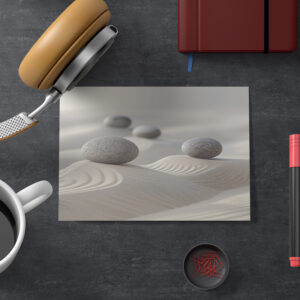raxxa Postkarte: Harmonie in Sand und Stein - Zen