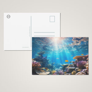 raxxa Postkarte: Korallenriff unter Wasser