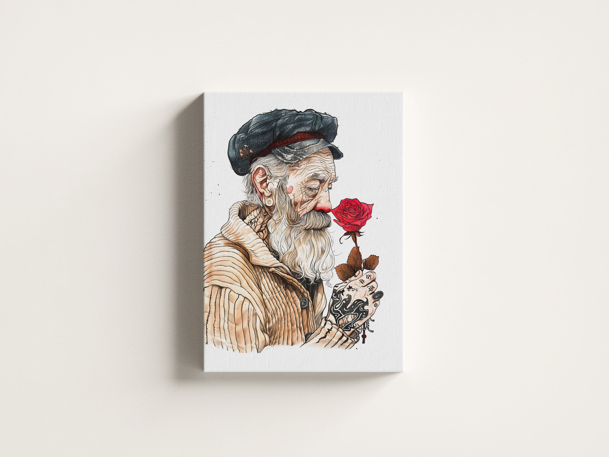 raxxa Canva: Sailor Holding Red Rose In Romantic Gesture – Image 3