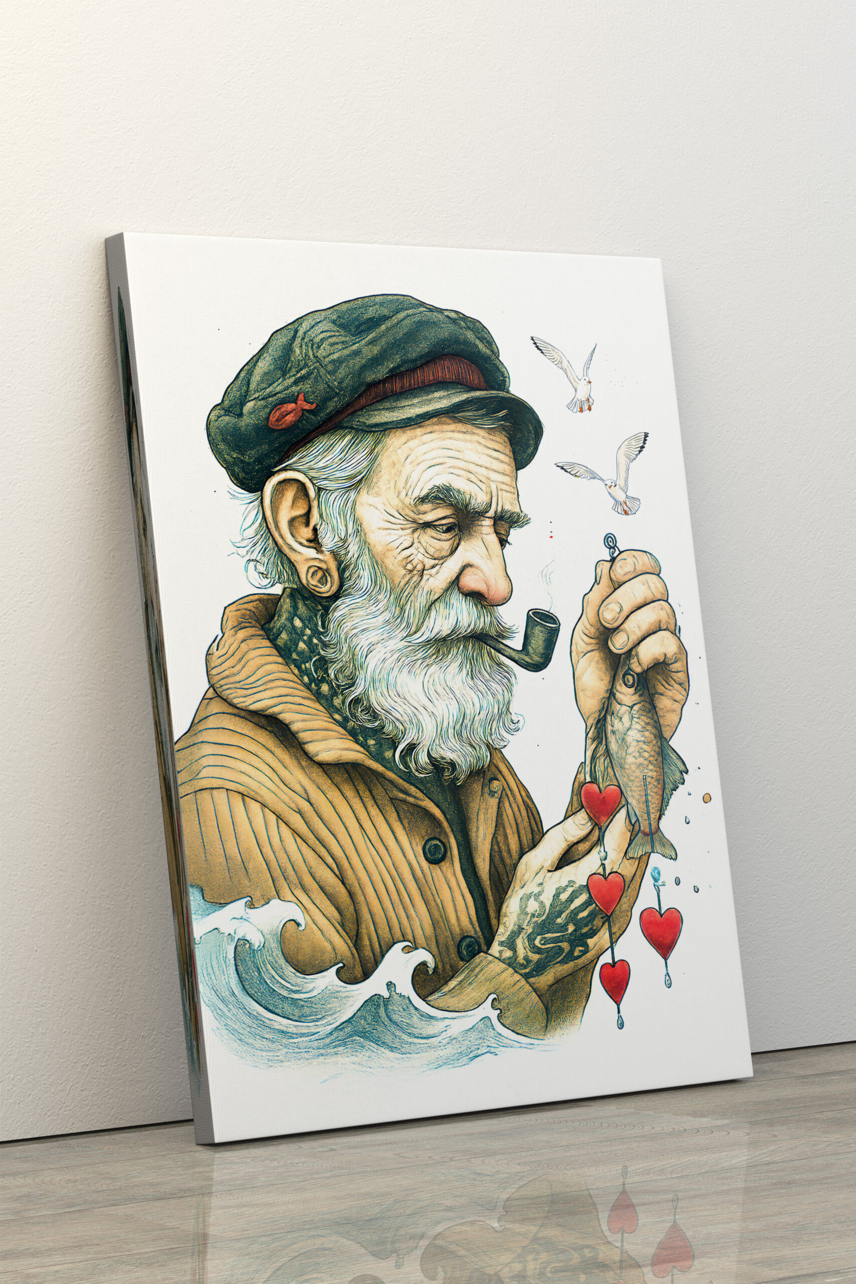 raxxa Canva: Sailor with Pipe and small hearts – Image 2