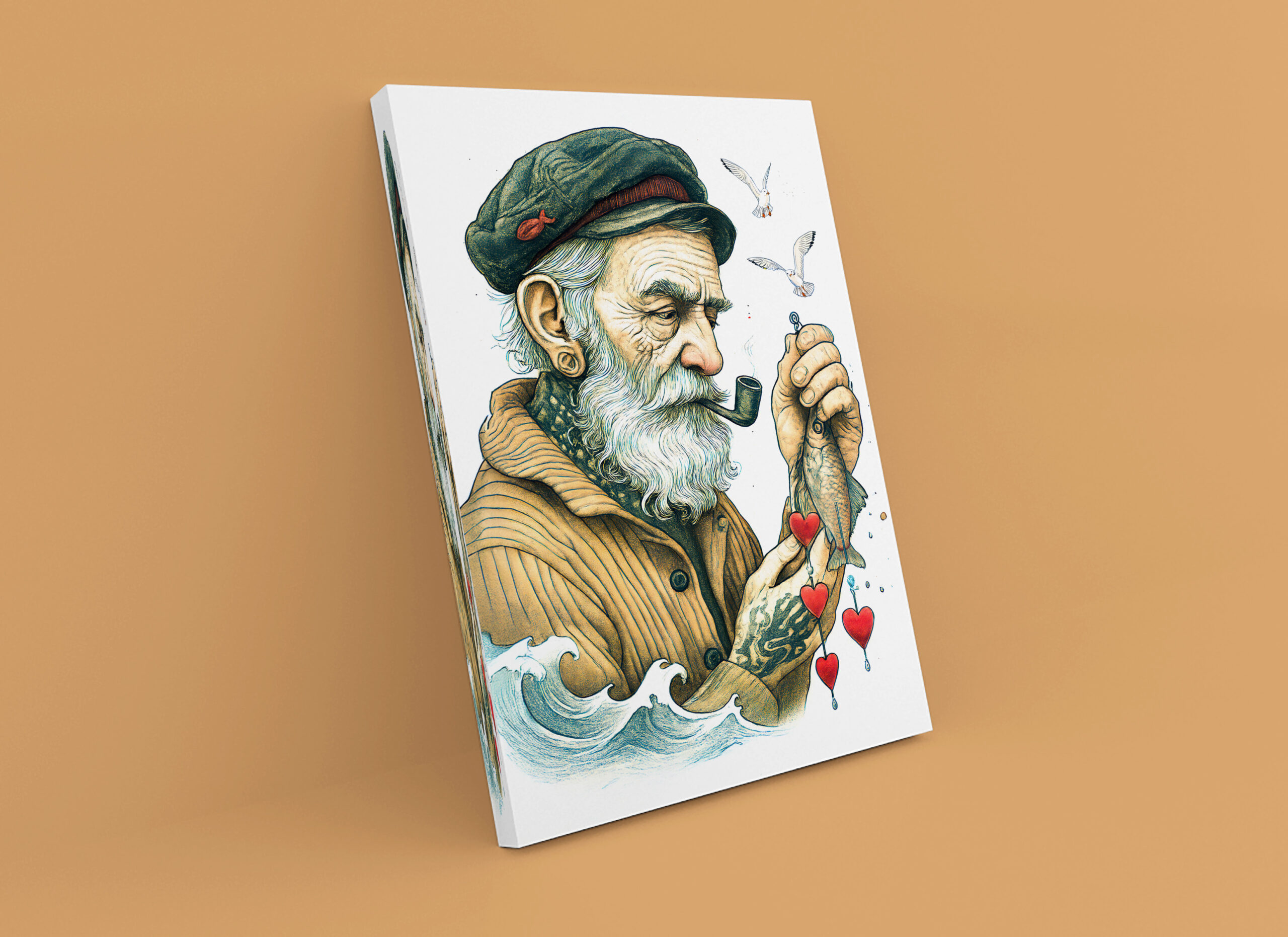 raxxa Canva: Sailor with Pipe and small hearts – Image 3