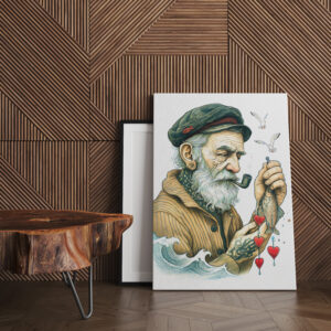 raxxa Canva: Sailor with Pipe and small hearts