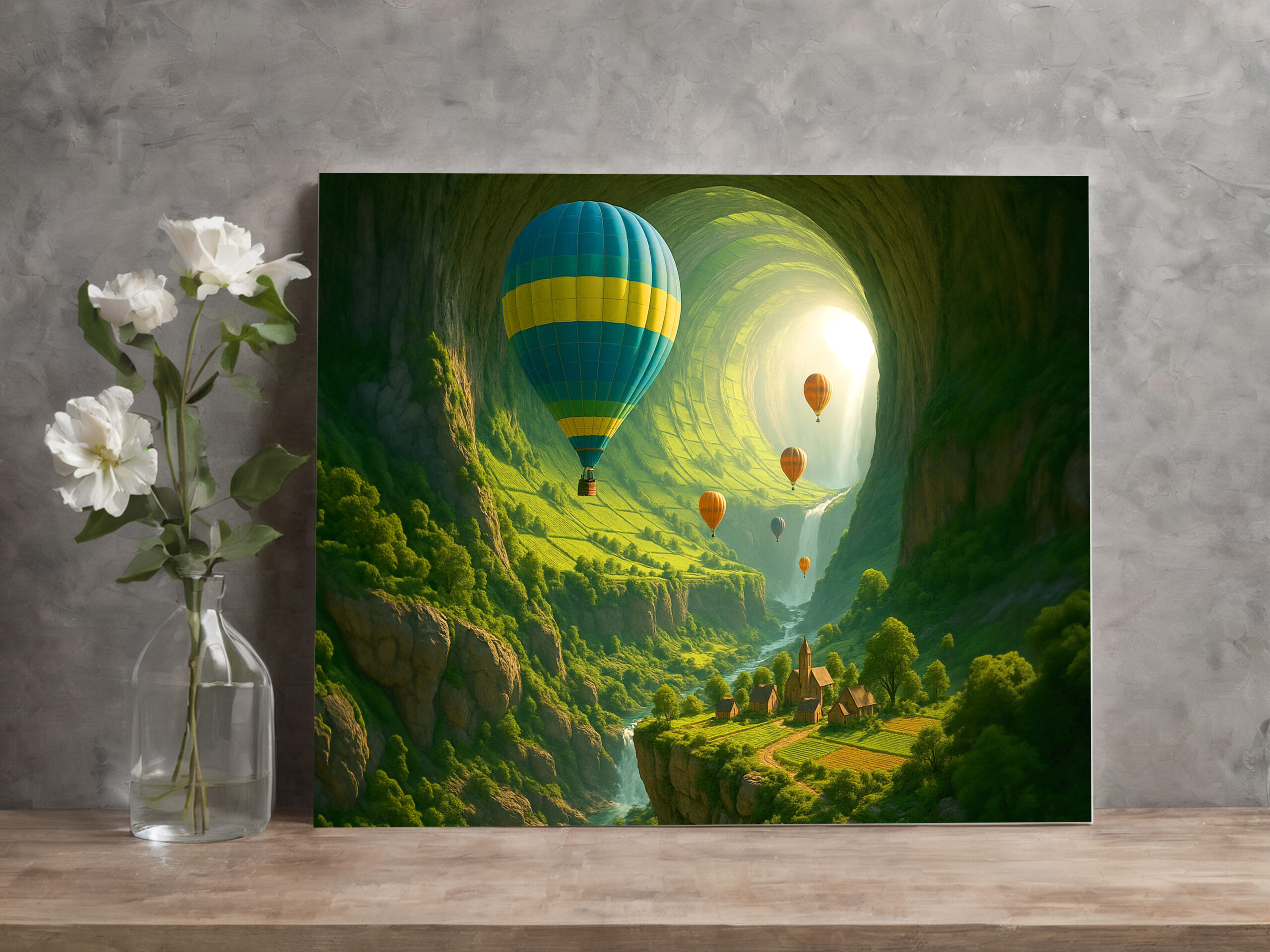 raxxa Canva: Das leuchtende Tal der Ballons - Flug durch das Tor der Natur – Image 3
