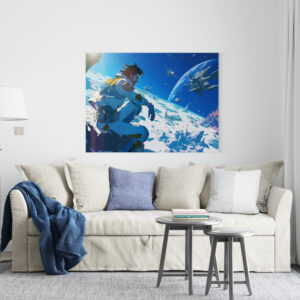 raxxa Canva: Abgestürzt auf einem fremden Planeten - Anime Science Fiction