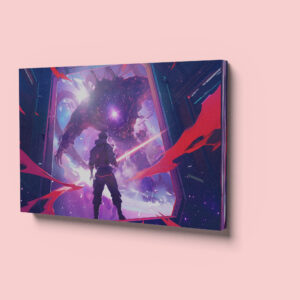 raxxa Canva: Das Tor in den Abgrund - Science Fiction Anime